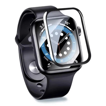 Протиударне захисне скло SoftGlass Full Cover PMMA для Apple Watch Series 11 42mm, Black