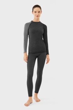 Термобелье женское Viking Mounti Merino Wool комплект термокофта термоштаны для зимы использования с добавлением шерсти мериноса шерсть мерино серый - 500/25/8757-0800 - XS