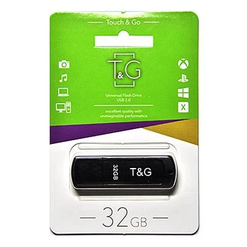 Флеш накопитель USB 32Gb T&G Shorty TG011, Black, USB 2.0 (TG011-32GBBK)