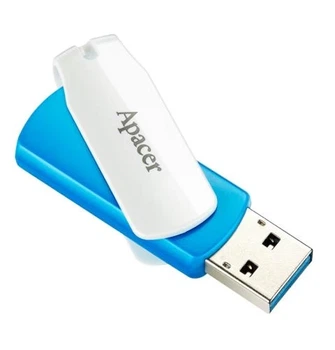 Флеш накопичувач USB 128Gb Apacer AH357, White/Blue, USB 3.2 Gen 1 (AP128GAH357U-1)