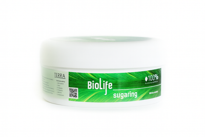 Безкислотна цукрова біопаста BioLife sugaring №5. Hard (щільна), 250 г