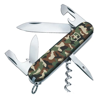 Ніж складаний, мультитул Victorinox Spartan (91мм, 12 функцій), камуфляж, блістер 1.3603.94B1