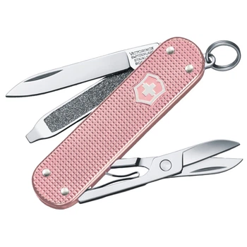 Ніж складаний, мультитул Victorinox Classic SD Alox Colors (58мм, 5 функцій), рожевий 0.6221.252G