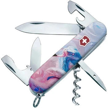 Ніж складаний, мультитул Victorinox Spartan Zodiac (91мм, 14 функцій), чарівн. змія 1.3603.7.Z4220pk