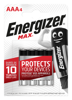 Батарейка ENERGIZER AAA/LR03 MAX 4шт.