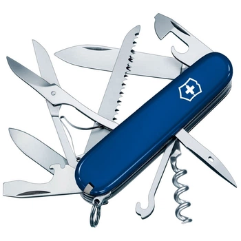 Ніж складаний, мультитул Victorinox Huntsman (91мм, 15 функцій), синій 1.3713.2