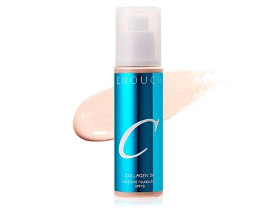 Увлажняющий тональный крем для лица с коллагеном Enough Collagen 3X Moisture Foundation SPF 15 №00 Fair, 100мл (8809605877251)