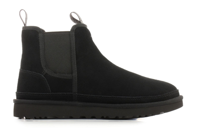 Чоловічі уггі Чоботи Зимові Челсі Замшеві Чорні UGG M Neumel Chelsea Black (41, чорний)