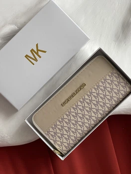 Кошелек Michael Kors Wallet, Майкл Корс женский большой молочный MDR
