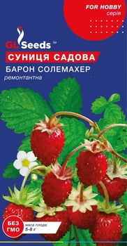 Насіння Полуниці GL Seeds суниці Барон Солемахер Ремонтантна 0,1г