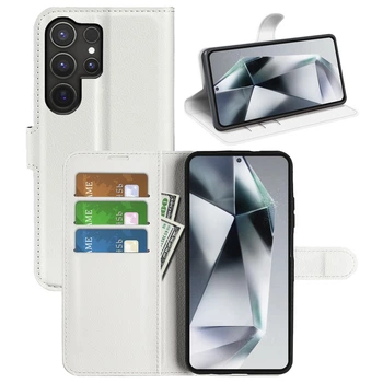 Чохол-книжка Litchie Wallet для Samsung Galaxy S25 Ultra White