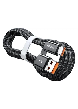 Кабель HASEE USB-A to USB-C 120W 6A 2 метра Super Flash Charge Black
