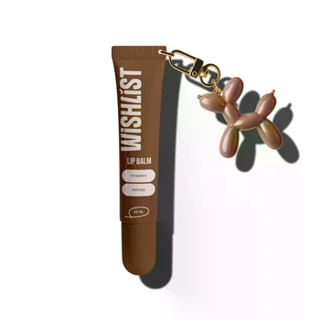 Бальзам-блиск для губ ESPRESSO NOIR WiSHLiST LIP GLOSS BALM, 10 мл + іграшка-брелок