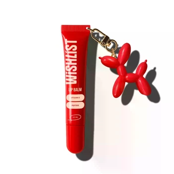 Бальзам-блиск для губ VELVET CORAL WiSHLiST LIP GLOSS BALM, 10 мл + іграшка-брелок