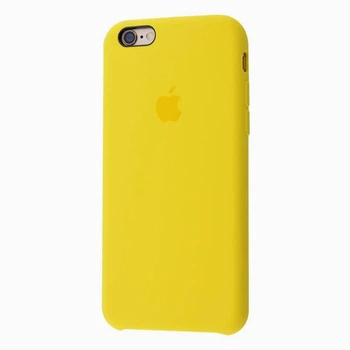 Чохол-накладка Silicone case для iPhone 5/5s (07) Yellow жовтий