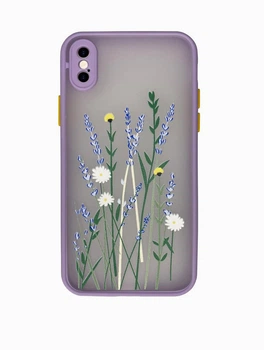 Чехол Противоударный для iPhone X/Xs (02) Lavanda лаванда