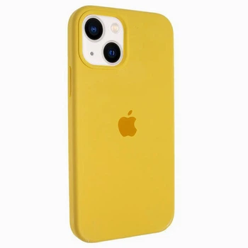Чехол-накладка Silicone Full case для IPhone 13 Yellow (07) желтый