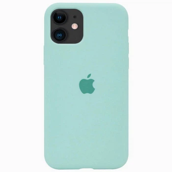 Чехол-накладка Silicone case для IPhone 11 Turquoise светло зеленый