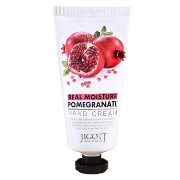 Крем для рук з екстрактом гранату Jigott Real Moisture Pomegranate Hand Cream, 100 мл (8809541280788)