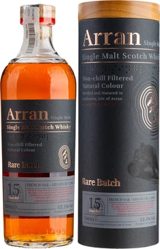 Виски Arran 15 Rare Batch French Oak 52.5% 0.7 л в тубусе (5060044489525)