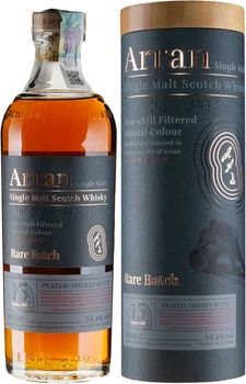 Виски Arran 15 уо Rare Batch Peated Sherry 54.4% 0.7 л в тубусе (5060044488351)