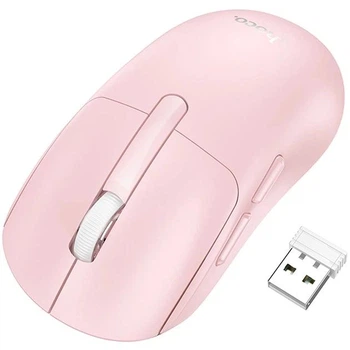 Беспроводная мышь Hoco DI88, BT4.0, 2.4G, 800-1600DPI, 1xAA, pink