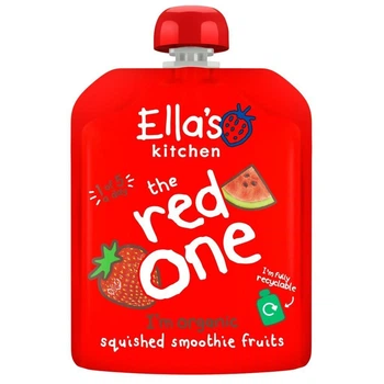 Пюре фруктове Ella's Kitchen BIO Полуниця для дітей від 6 місяців 90 г