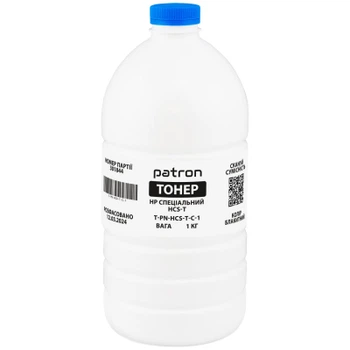 Тонер HP HCS-T, 1 кг, cyan Patron (PN-HCS-T-C-1)