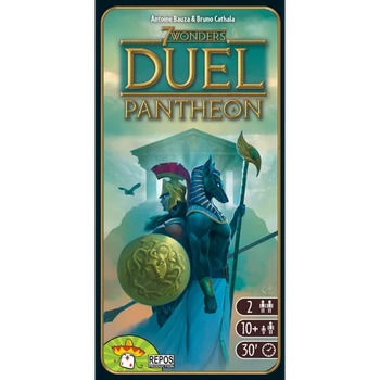 Настільна гра Repos Production 7 Чудес: Дуель - Пантеон (7 Wonders: Duel - Pantheon) (англ) ( WG2025R16 )