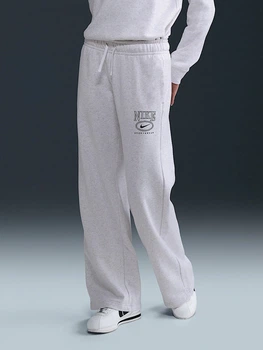 Спортивные штаны теплые женские Nike Sportswear Club Fleece HJ0869-051 M Светло-серые (0197860140424)