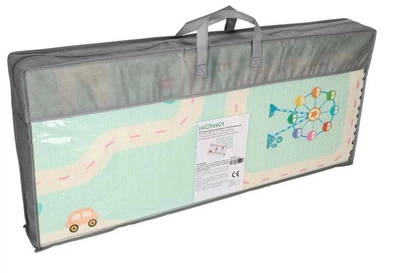 Mata piankowa edukacyjna KIK dwustronna składana pandy ulica 180 x 200 cm  (KX4503_5) (5903039769427)