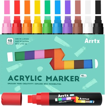 Markery akrylowe Arrtx AACM-0515 10 kolorów (LC303656)