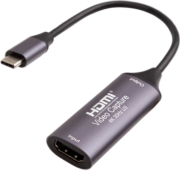 Zewnętrzna karta przechwytywania wideo PowerPlant HDMI (F) - 3.0 USB Type-C (M) (HDVC2-C) (CA914715)
