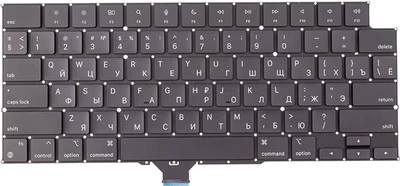 Клавіатура для ноутбука PowerPlant Apple MacBook Pro 14" A2442, чорна (KB315604)