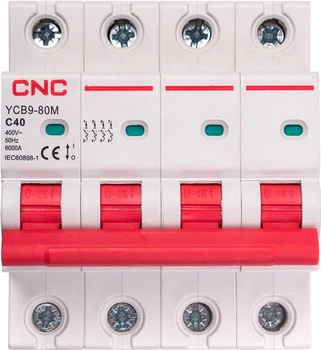 Modułowy wyłącznik automatyczny CNC Electric YCB9-80M 4P C40 6ka (NV821631)