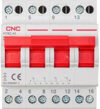 Modułowy przełącznik obciążenia CNC YCBZ-40 4P 40A (EL240388)