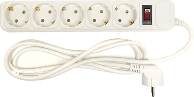 Listwa zasilająca PowerPlant 1.8 m 5 gniazdek (PPSA10M18S5)