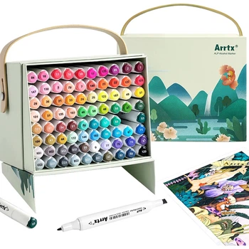 Markery alkoholowe Arrtx Alp ASM-0280A 80 kolorów (LC302192)