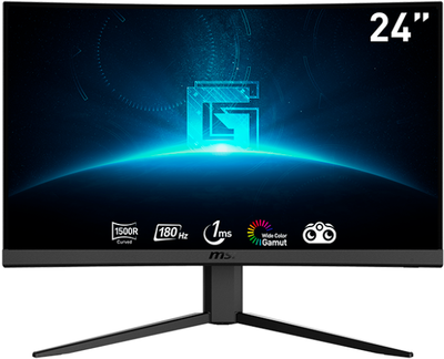 Monitor 24" MSI G24C4 E2 Black (4711377084536)