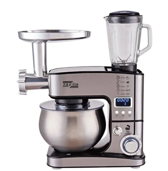 Миксер 7в1 Zepline ZP-135 4200 Вт, чаша миксера 6 л, чаша блендер 1,5л, кухонный мясорубка, комбайн, блендер,