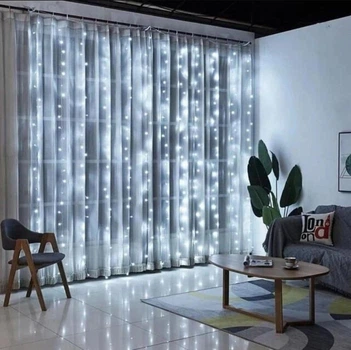 Гирлянда штора Водопад 3x3 м 480 LED, белый свет