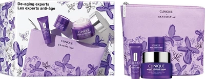 Набір для догляду за обличчям Clinique Smart Clinical Repair Крем для обличчя 50 мл + Сироватка для обличчя 10 мл + Крем для шкіри навколо очей 5 мл + Косметичка (192333236741)