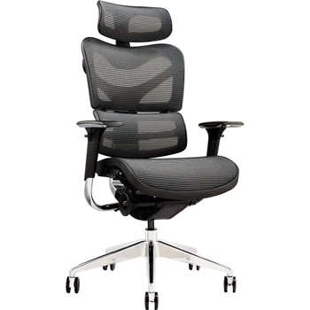 Офисное эргономичное кресло GT Racer X-702 Black (W-21)