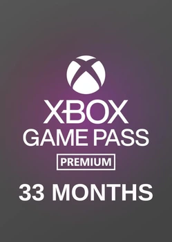 Xbox Game Pass Premium - 33 місяці (Xbox One/Series і Windows 10) Trial підписка для всіх регіонів і країн