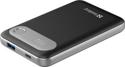 Powerbank Sandberg Travel 10000 mAh 20W PD/QC 3.0 Black/Silver (SAND_421-16)