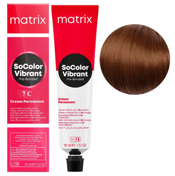 Крем-краска Matrix SoColor Pre-Bonded Cream №7C Блондин медный 90 мл