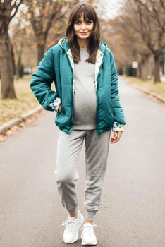 Куртка демі для вагітних Мелані S Mum'sWorld морська хвиля