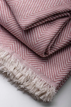 Плед HYGG Soft Бордовый Односпальный 170 x 210 см (314181)
