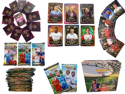 Карточки футбольные коллекционные карты World Football Stars 36 пакетиков 288шт