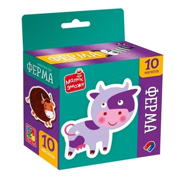 Розвиваюча гра Vladi Toys "Абетка" на магнітах VT3106-36